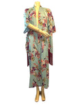 Violet Flowing Robe