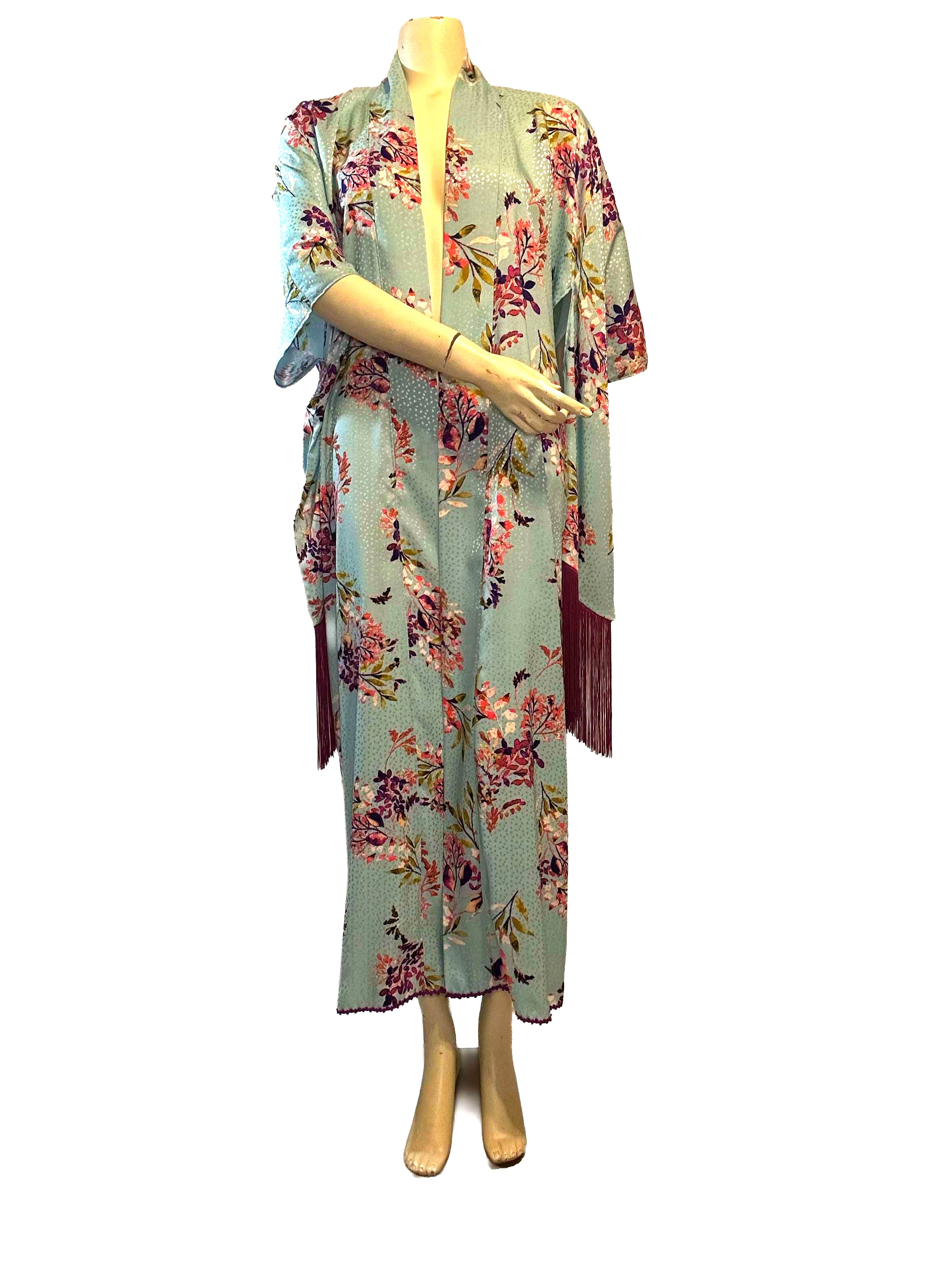 Violet Flowing Robe