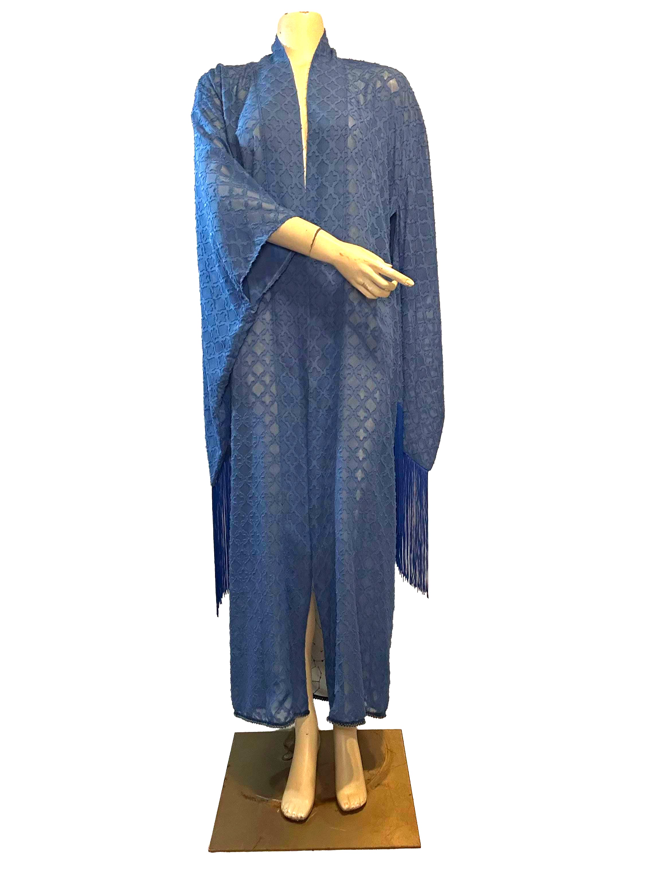 Claire Blue Flowing Robe