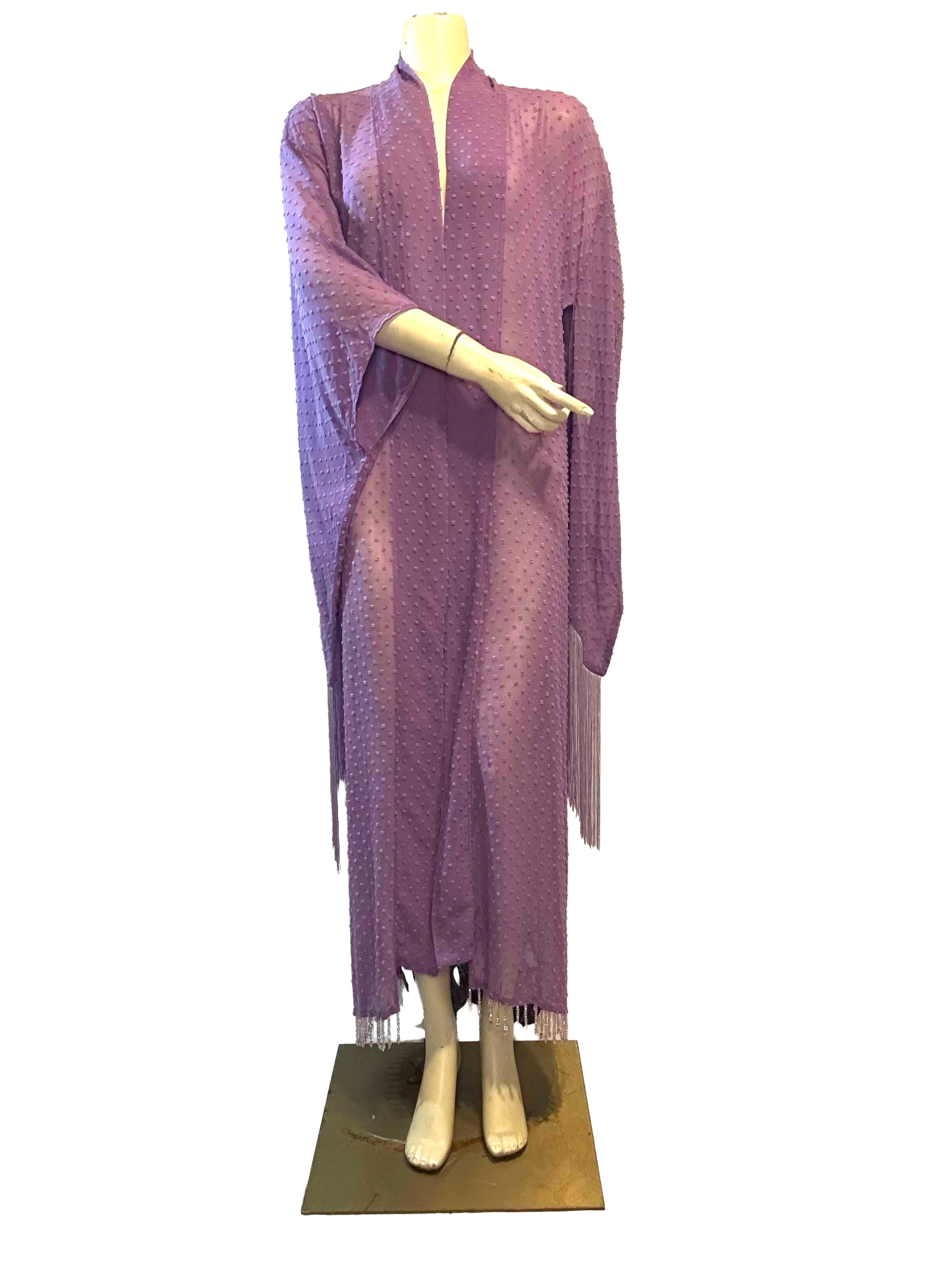 Ramona Flowers Lavender Flowing Robe