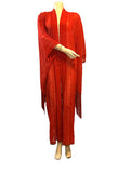Amelie Orange Flowing Robe