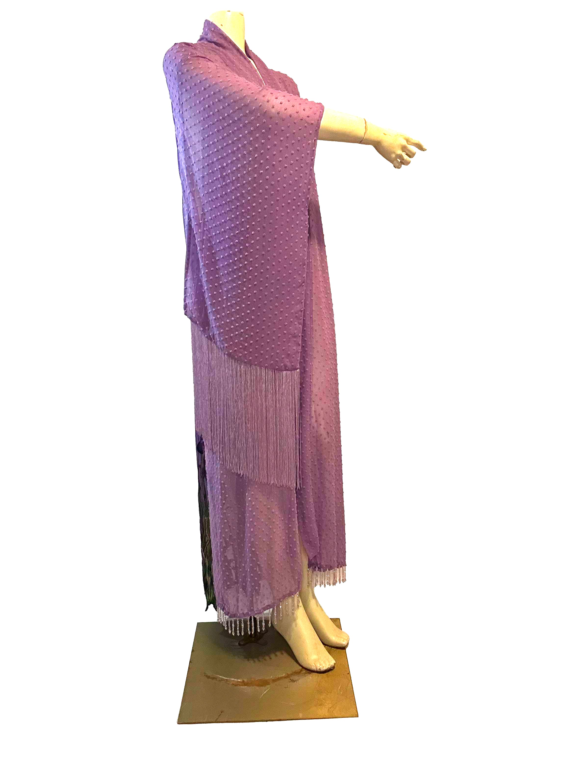 Ramona Flowers Lavender Flowing Robe