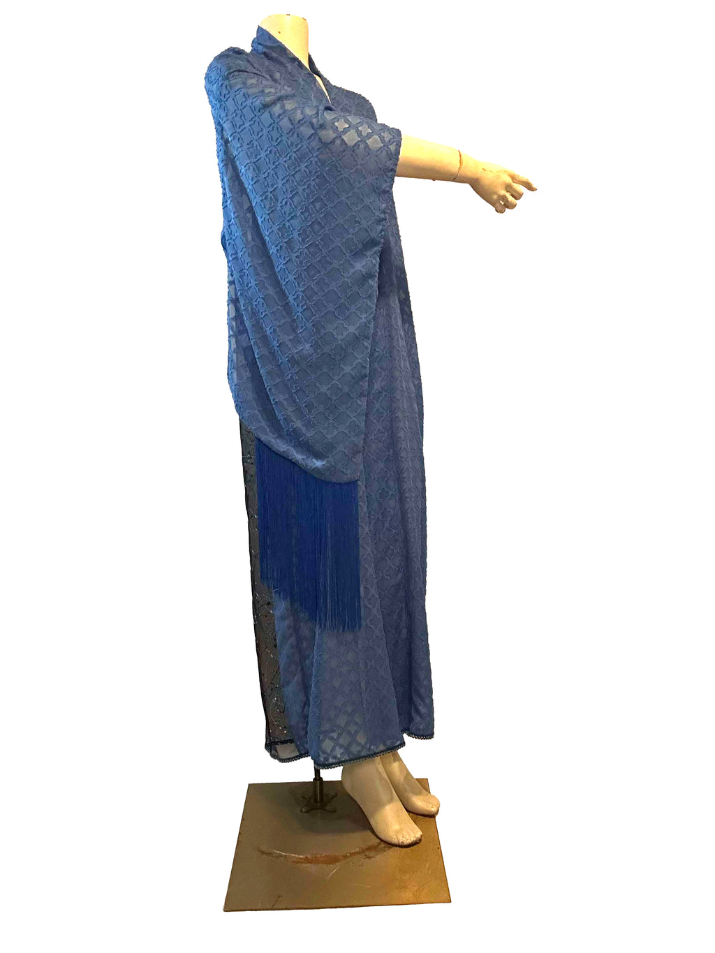 Claire Blue Flowing Robe