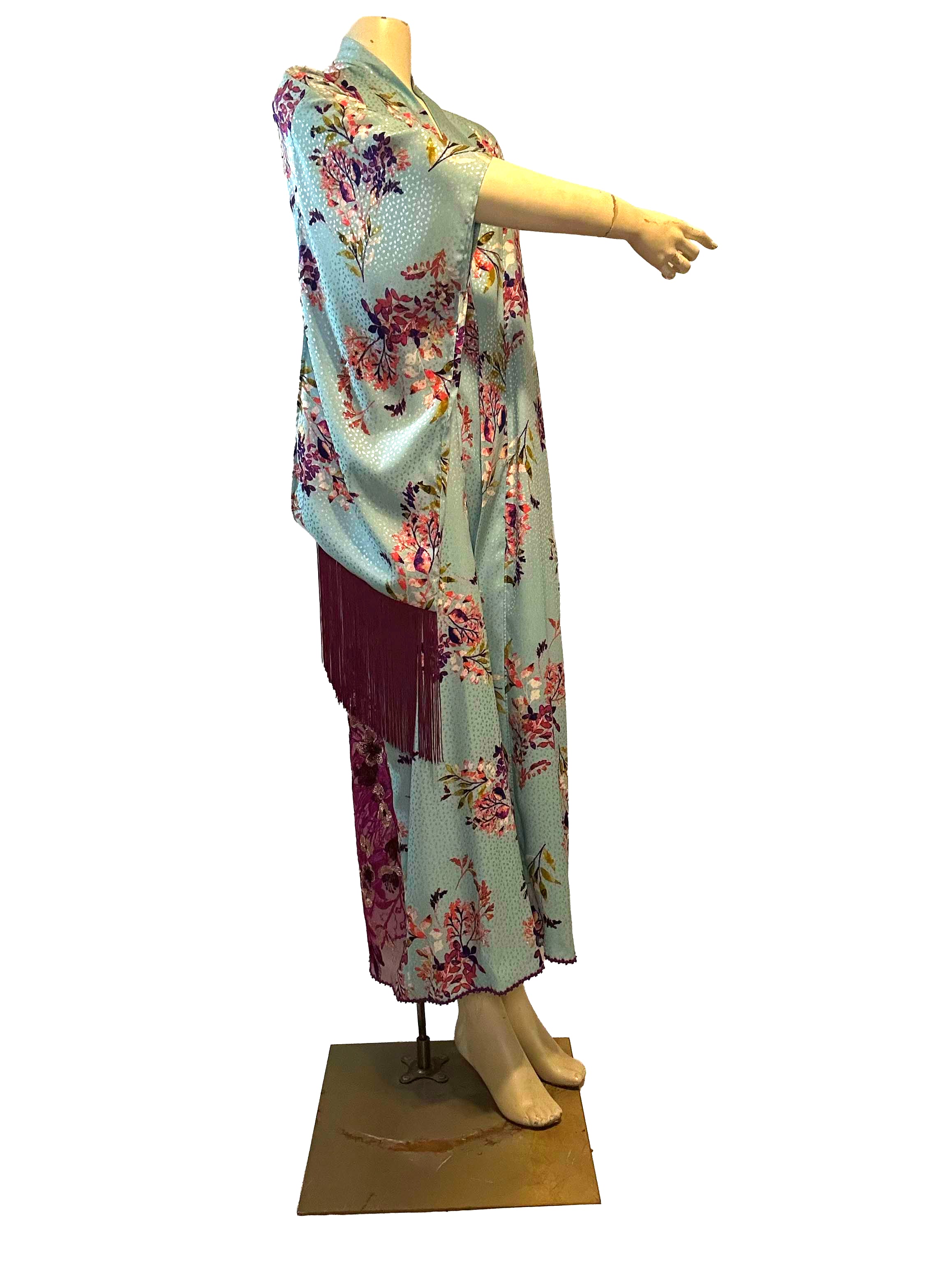 Violet Flowing Robe