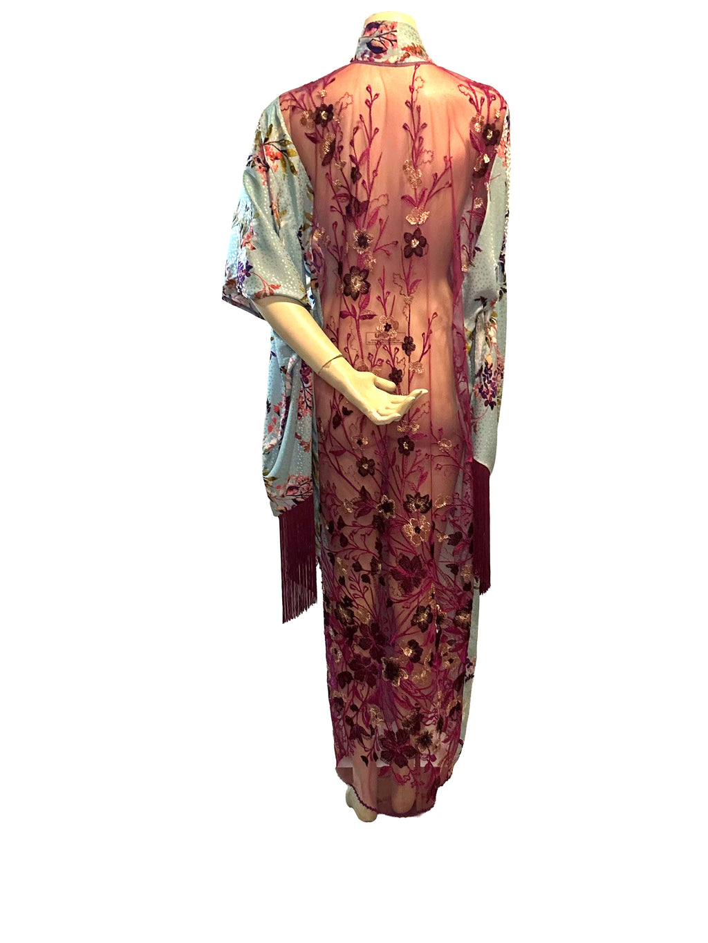 Violet Flowing Robe