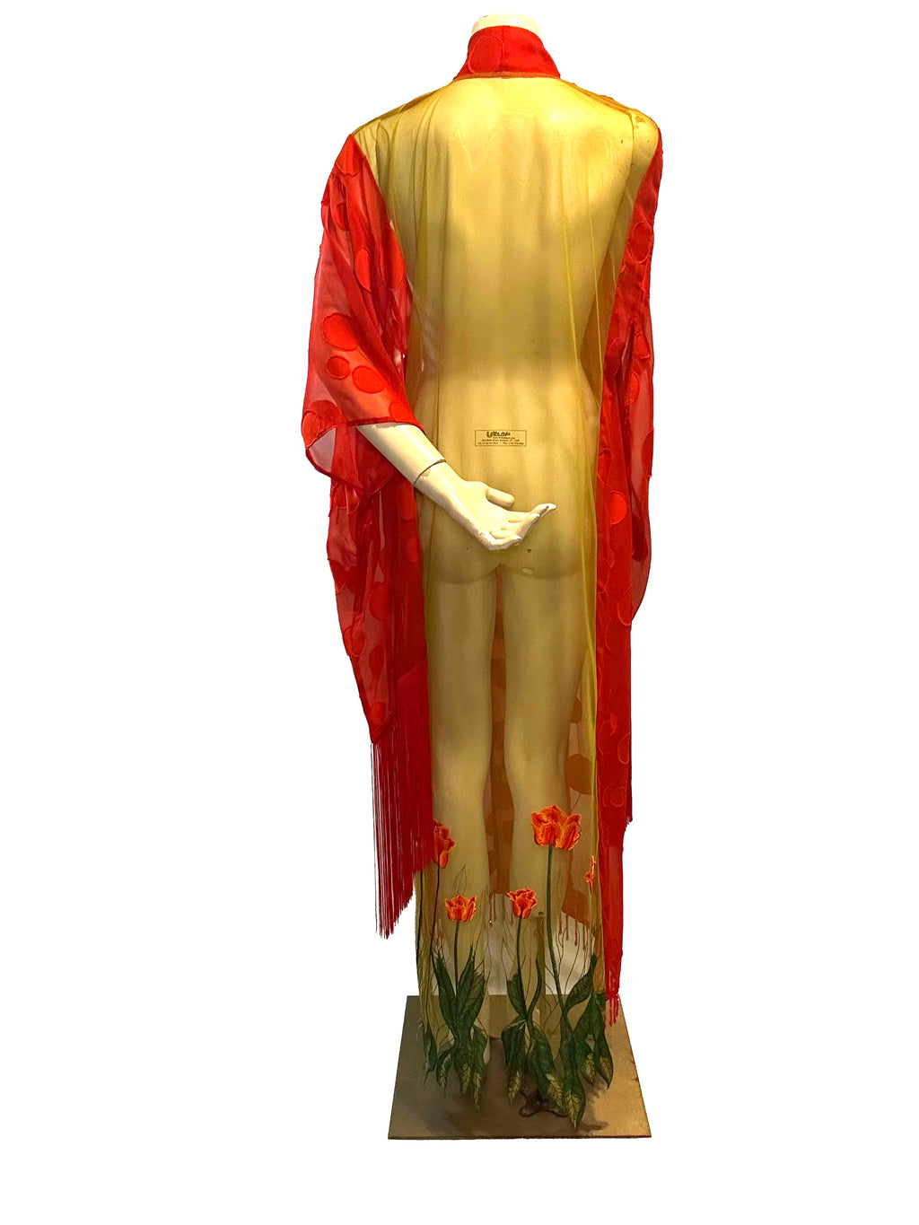 Amelie Red Flowing Robe