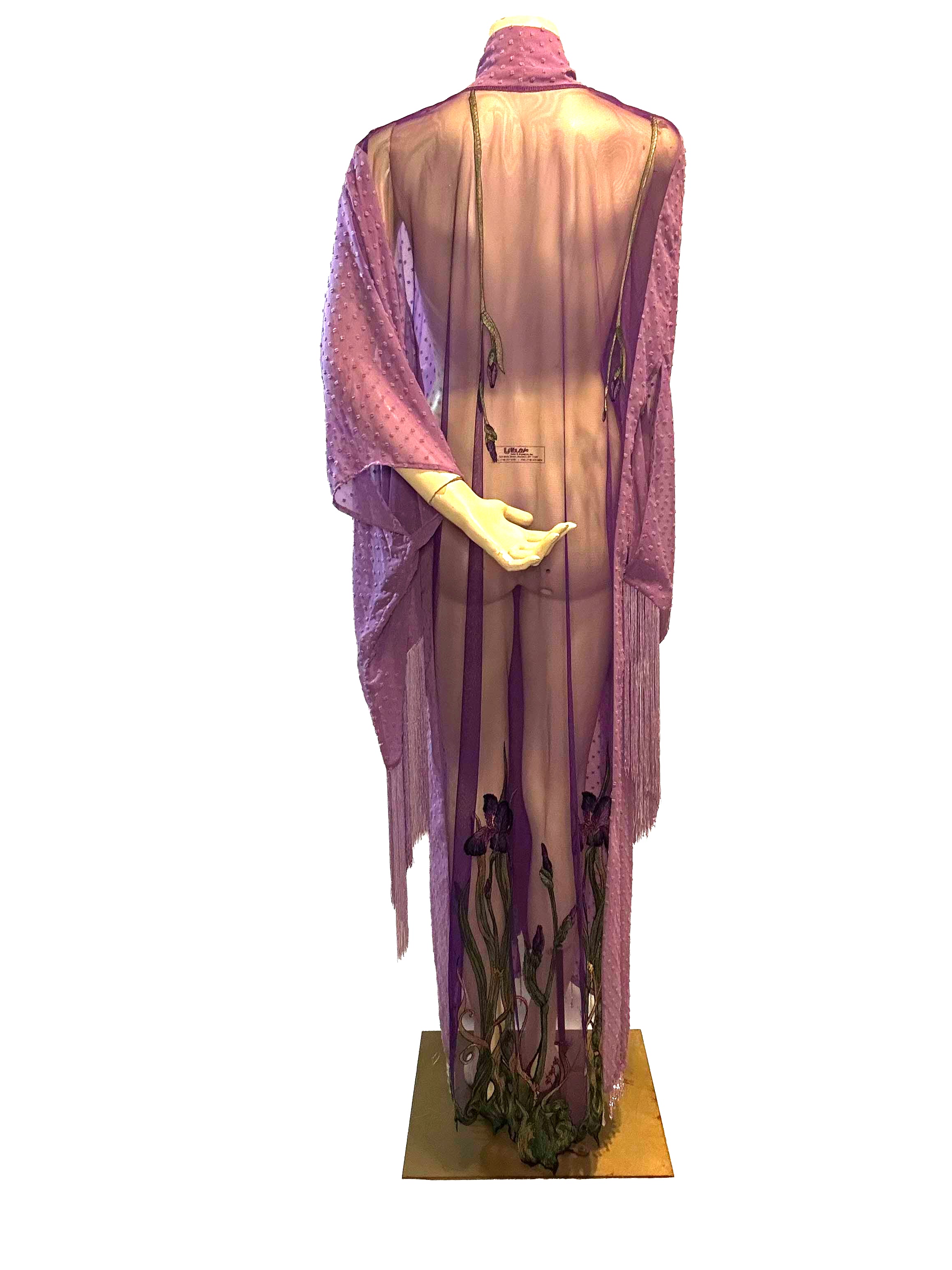 Ramona Flowers Lavender Flowing Robe