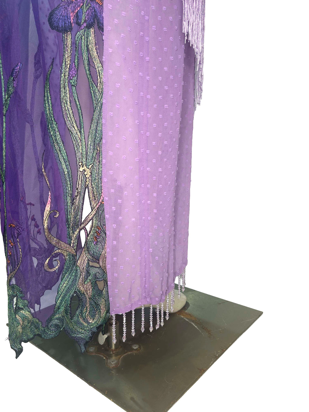 Ramona Flowers Lavender Flowing Robe