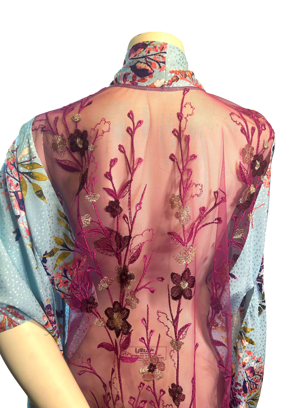 Violet Flowing Robe