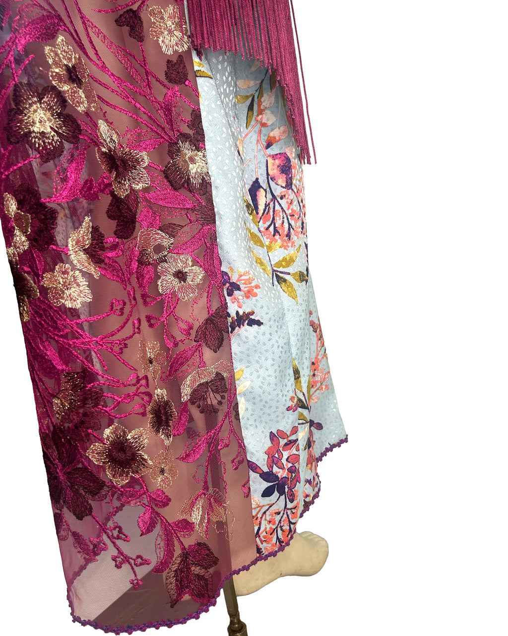Violet Flowing Robe