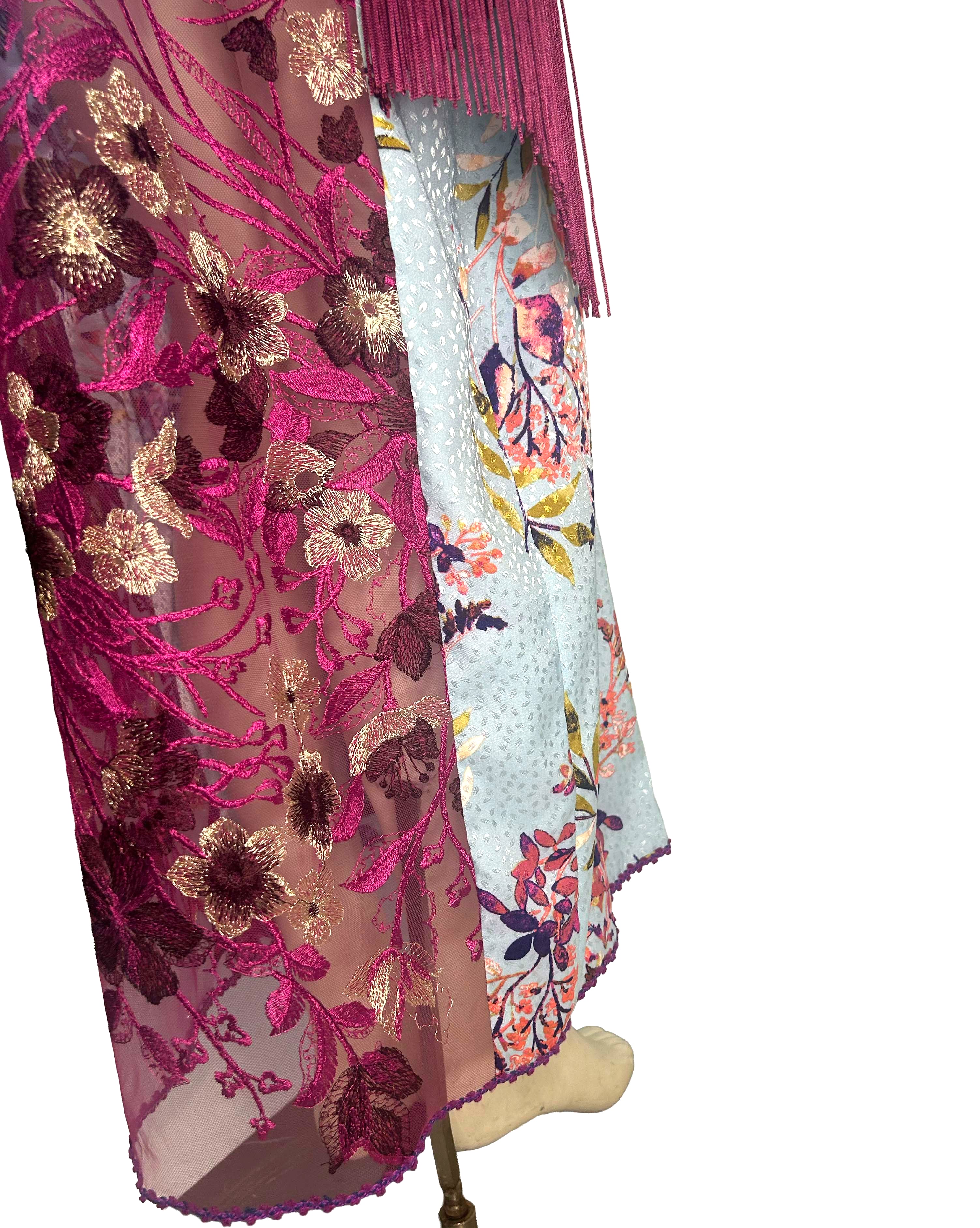 Violet Flowing Robe