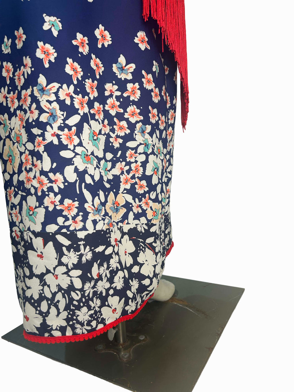 Clementine Blue Flowing Robe
