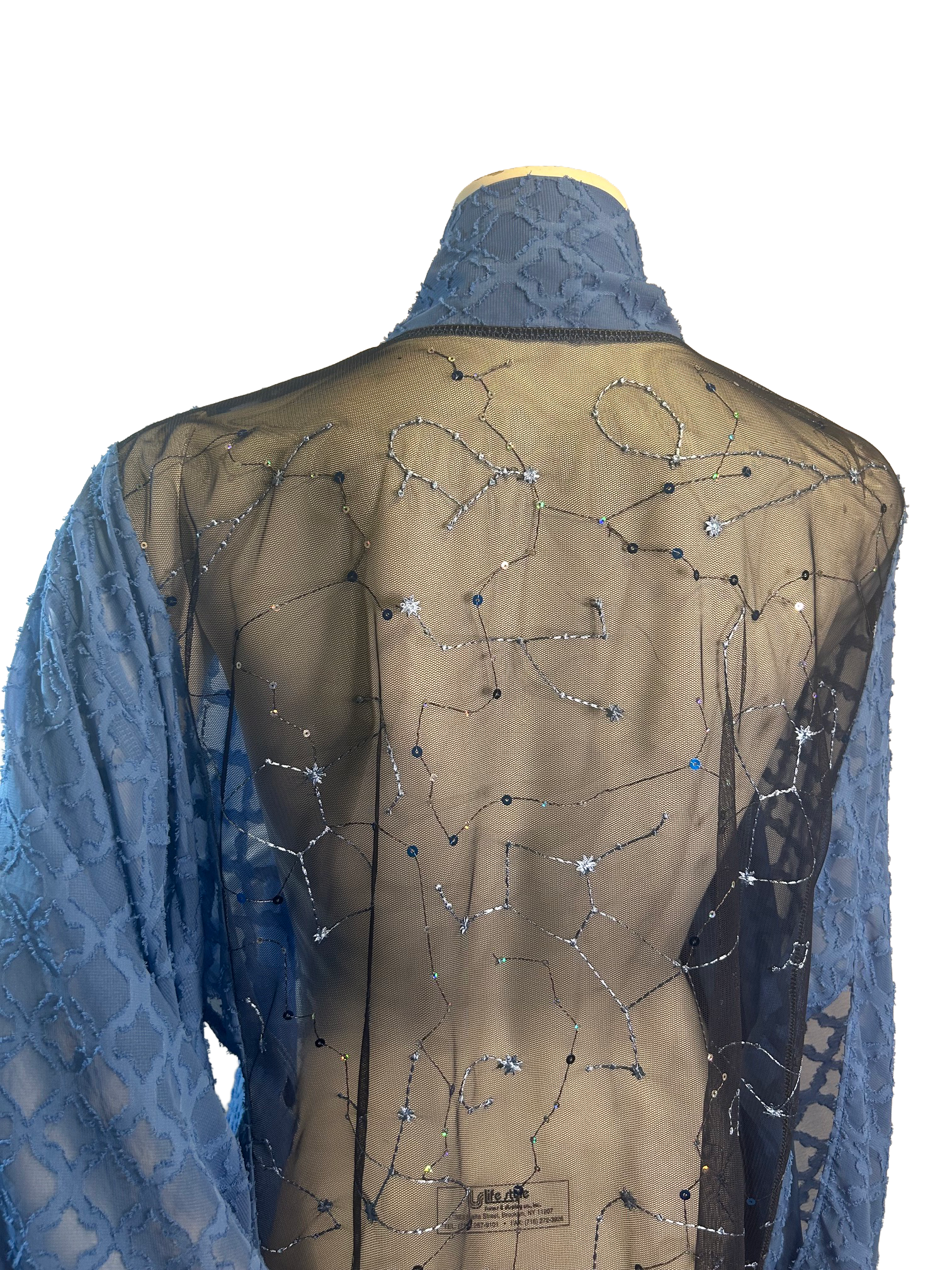 Claire Blue Flowing Robe